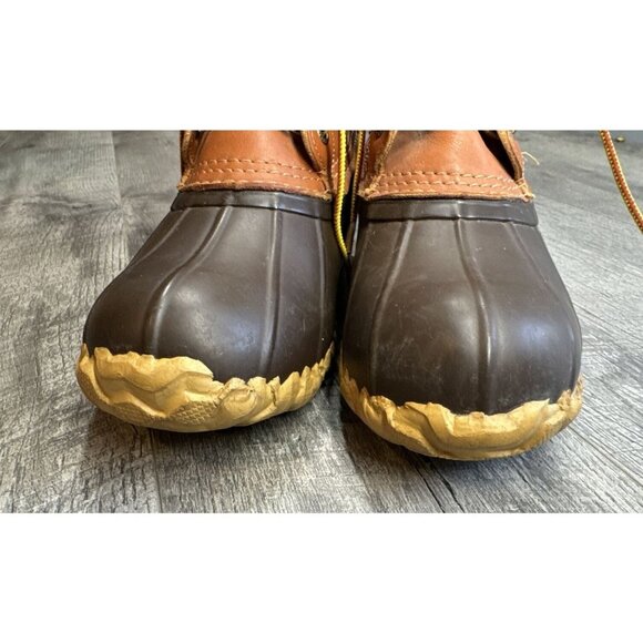 Cabela's‎ Duck Snow Boots Womens 6 Brown Leather Thinsulate Steel Shank Hunting - Picture 11 of 11